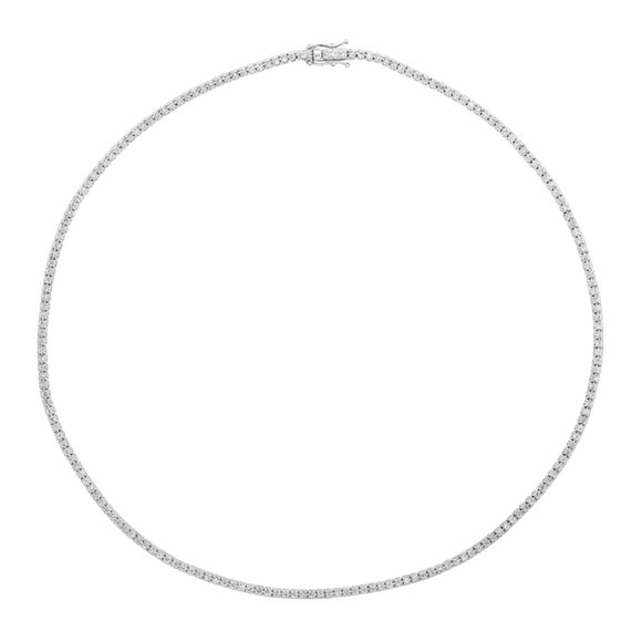 Morris & David Jewelry - 2.00 Carat Natural Diamond Tennis Necklace